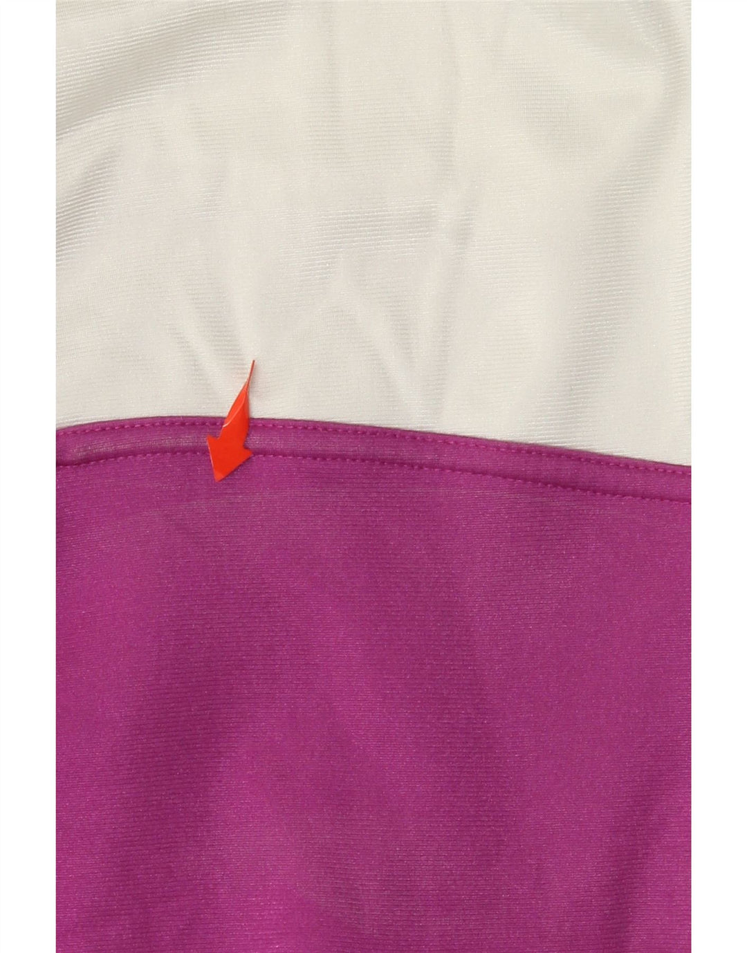 Jaqueta feminina ASICS com estampa gráfica IT 46 grande bloco colorido roxo