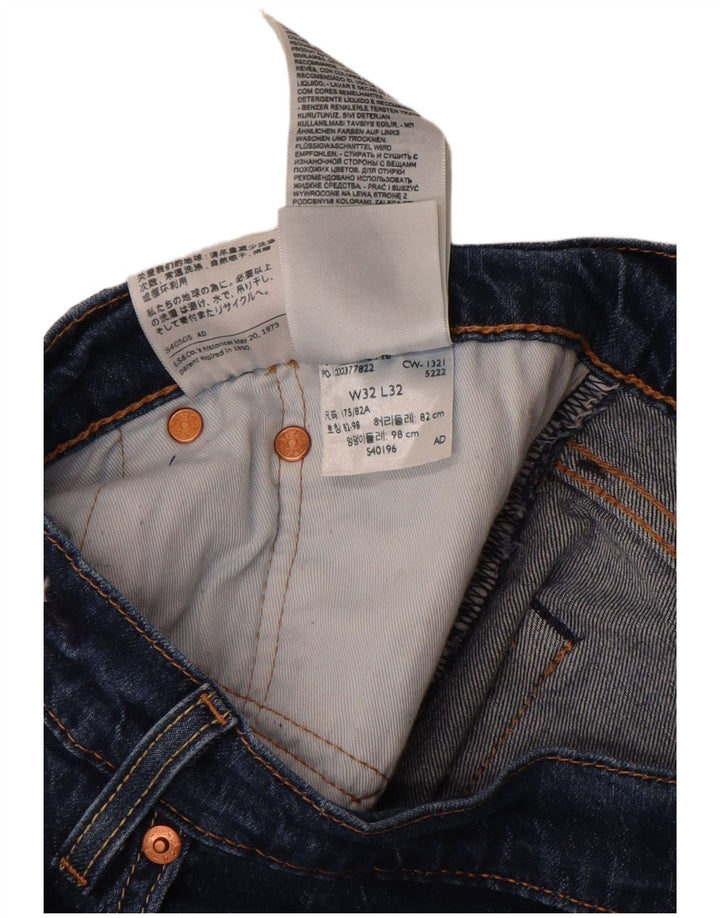 Calça Jeans Levis 511 Slim Masculina W32 L27 Azul Algodão
