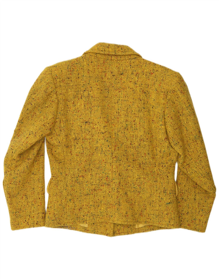 Jaqueta blazer feminina Yves Saint Laurent UE 38 médio amarelo manchado