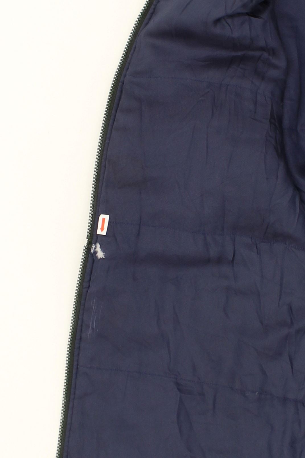 NEW PENNY Womens Loose Fit Hooded Padded Jacket IT 42 Medium Navy Blue | Vintage New Penny | Thrift | Second-Hand New Penny | Used Clothing | Messina Hembry 