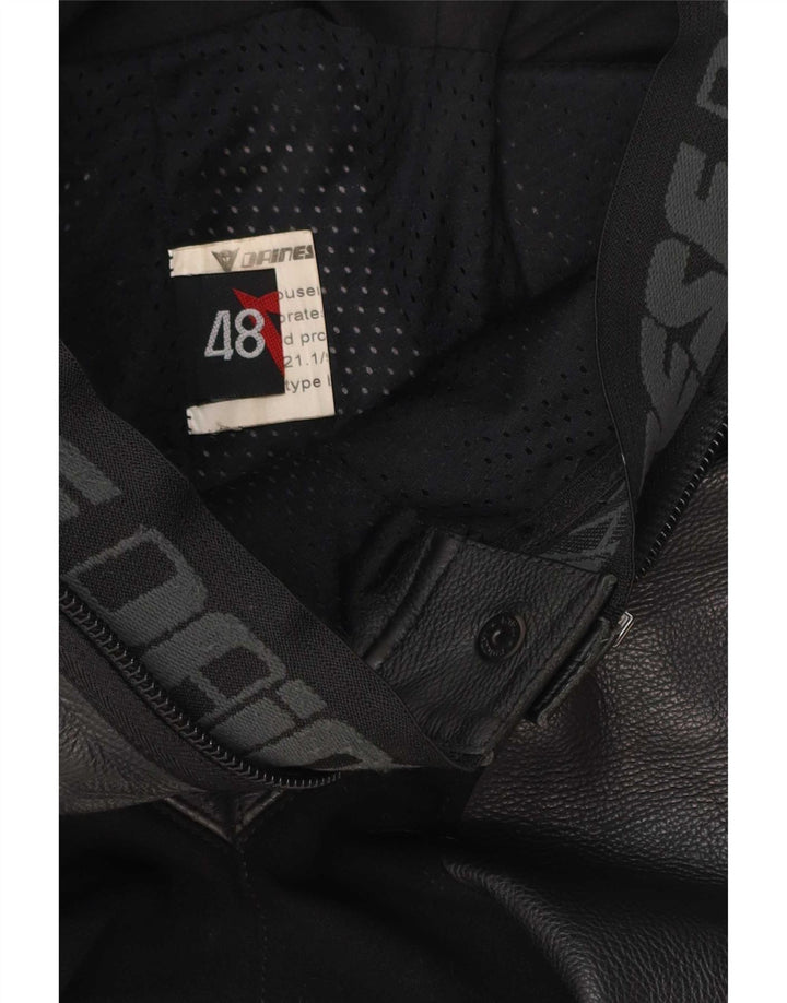 Calça gráfica masculina Dainese IT 48 médio W34 L26 preto colorblock