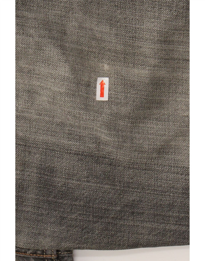 LEVI'S Masculino 505 Straight Jeans W33 L30 Algodão Cinza