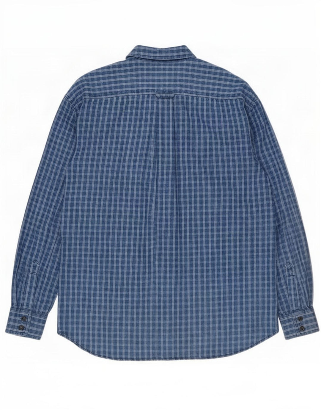 Camisa masculina Lee XL azul xadrez algodão