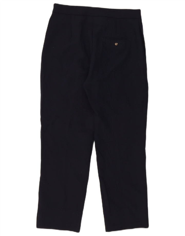 Calça Chino Feminina Marks & Spencer Reino Unido 12 Médio W32 L27 Azul Marinho