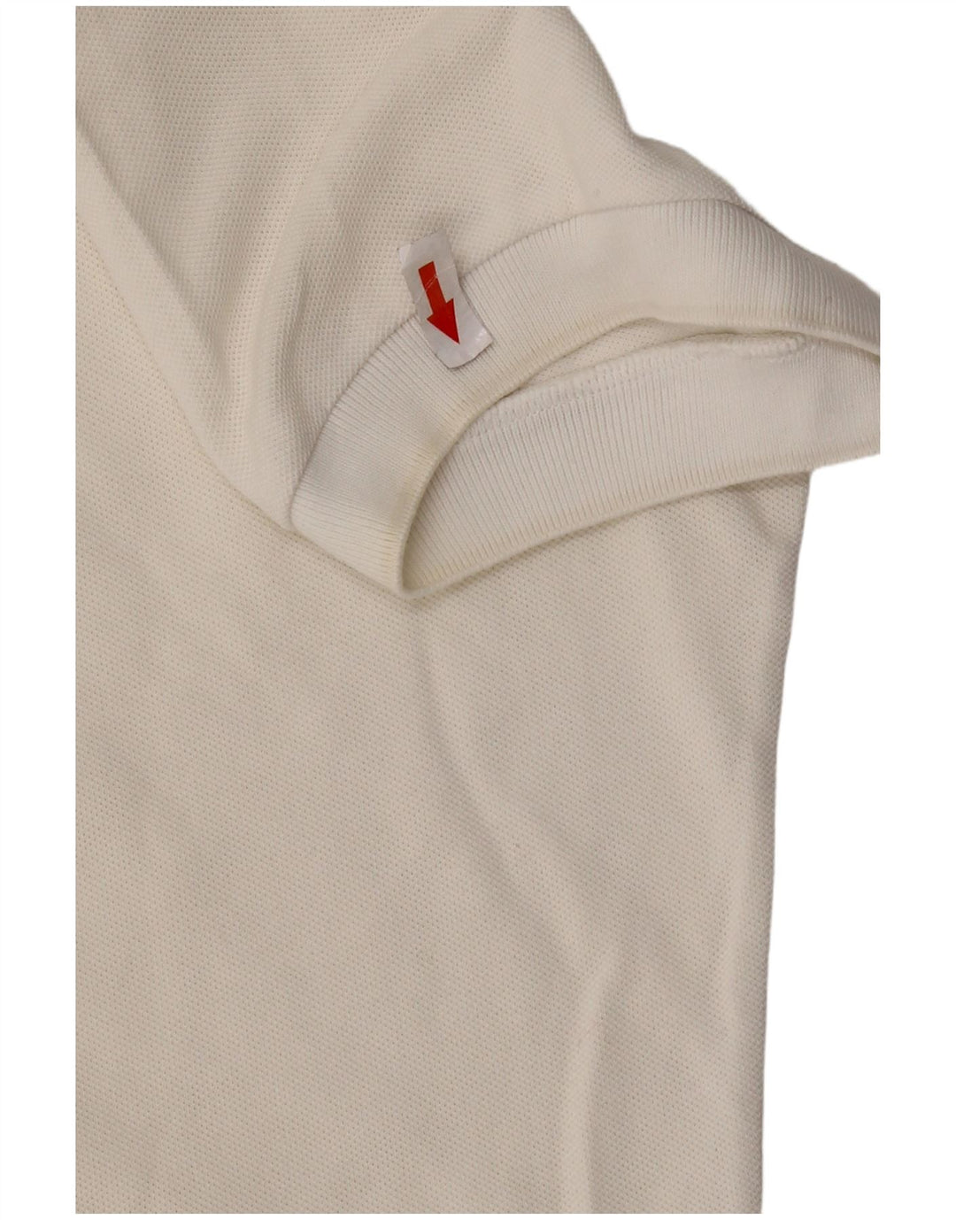 Camisa polo feminina Lacoste tamanho 46 XL algodão branco