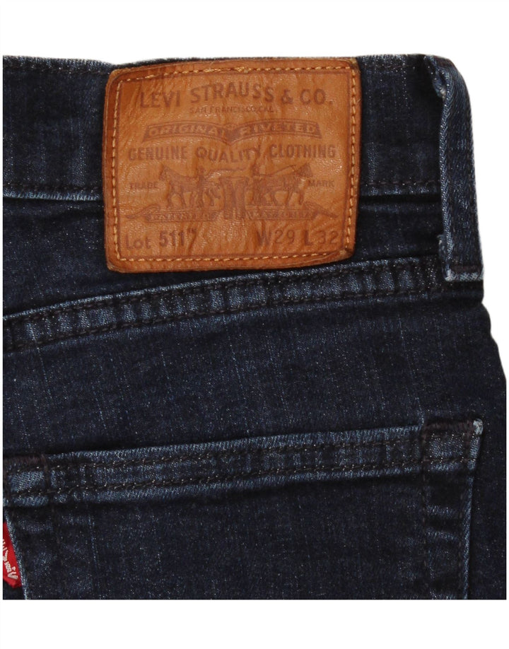 Calça jeans feminina Levi's 511 Slim W29 L32 azul marinho algodão