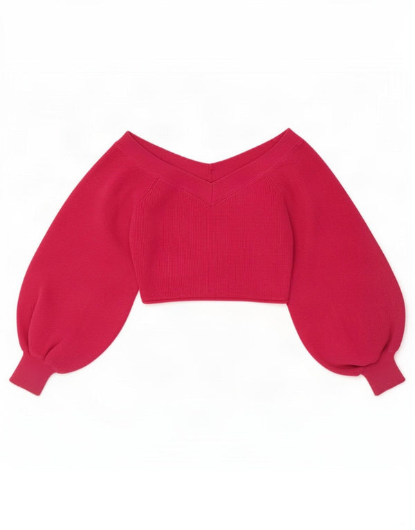 Zara Womens Bolero Jumper UK 8 Pequeno Viscose Rosa