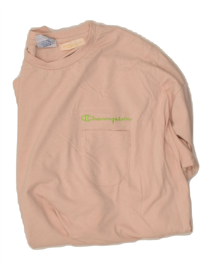 CHAMPION Mens Top Long Sleeve Medium Beige Cotton Vintage Champion and Second-Hand Champion from Messina Hembry 