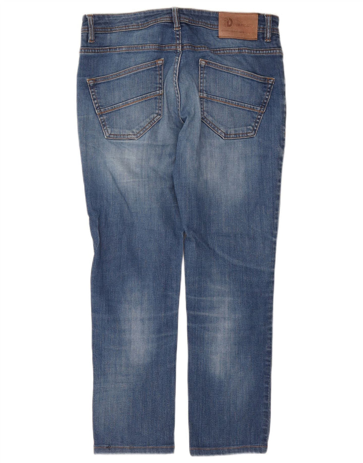 Calça Jeans Feminina Dack's Crop Slim IT 48 XL W32 L26 Azul Algodão