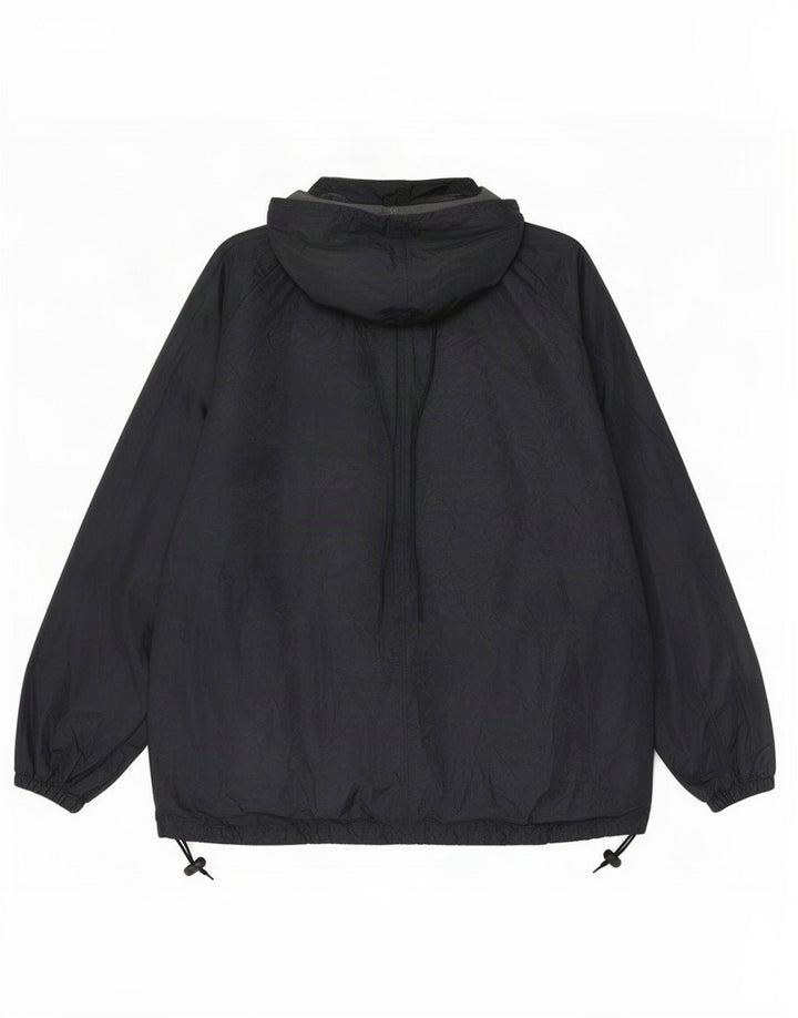 Jaqueta de chuva masculina Dickies com capuz Reino Unido 40 grande poliéster azul marinho