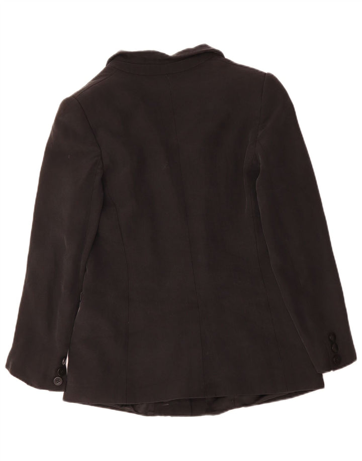ARMANI COLLEZIONI Jaqueta blazer feminina de 3 botões IT 48 XL preta
