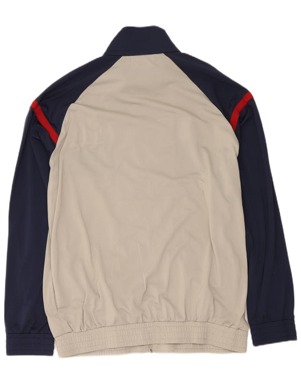 Jaqueta Kappa masculina de ajuste regular 3XL cinza Colourblock esportivo