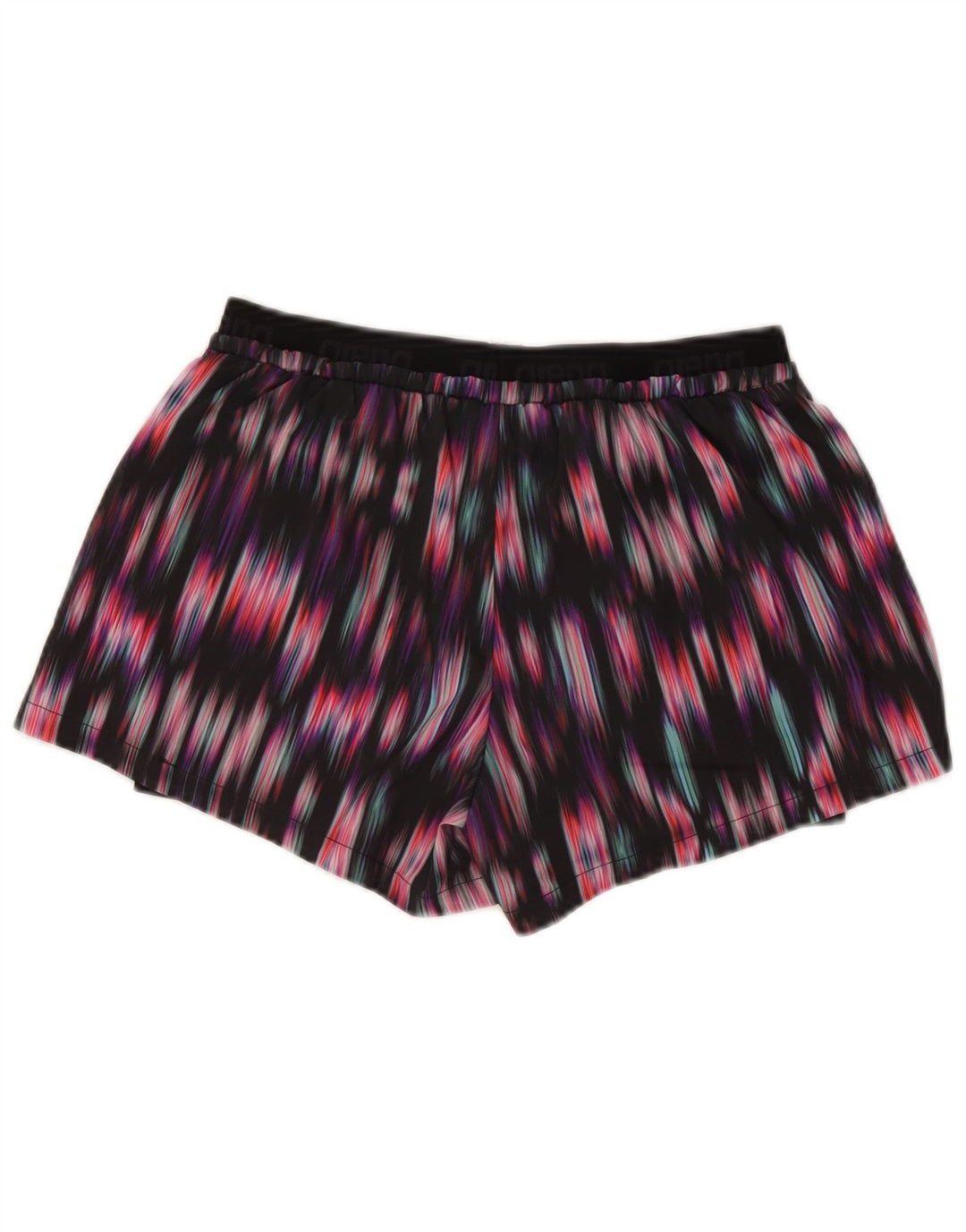 Arena Womens Sport Shorts UK 14 Médio Poliéster Ikat Multicolorido