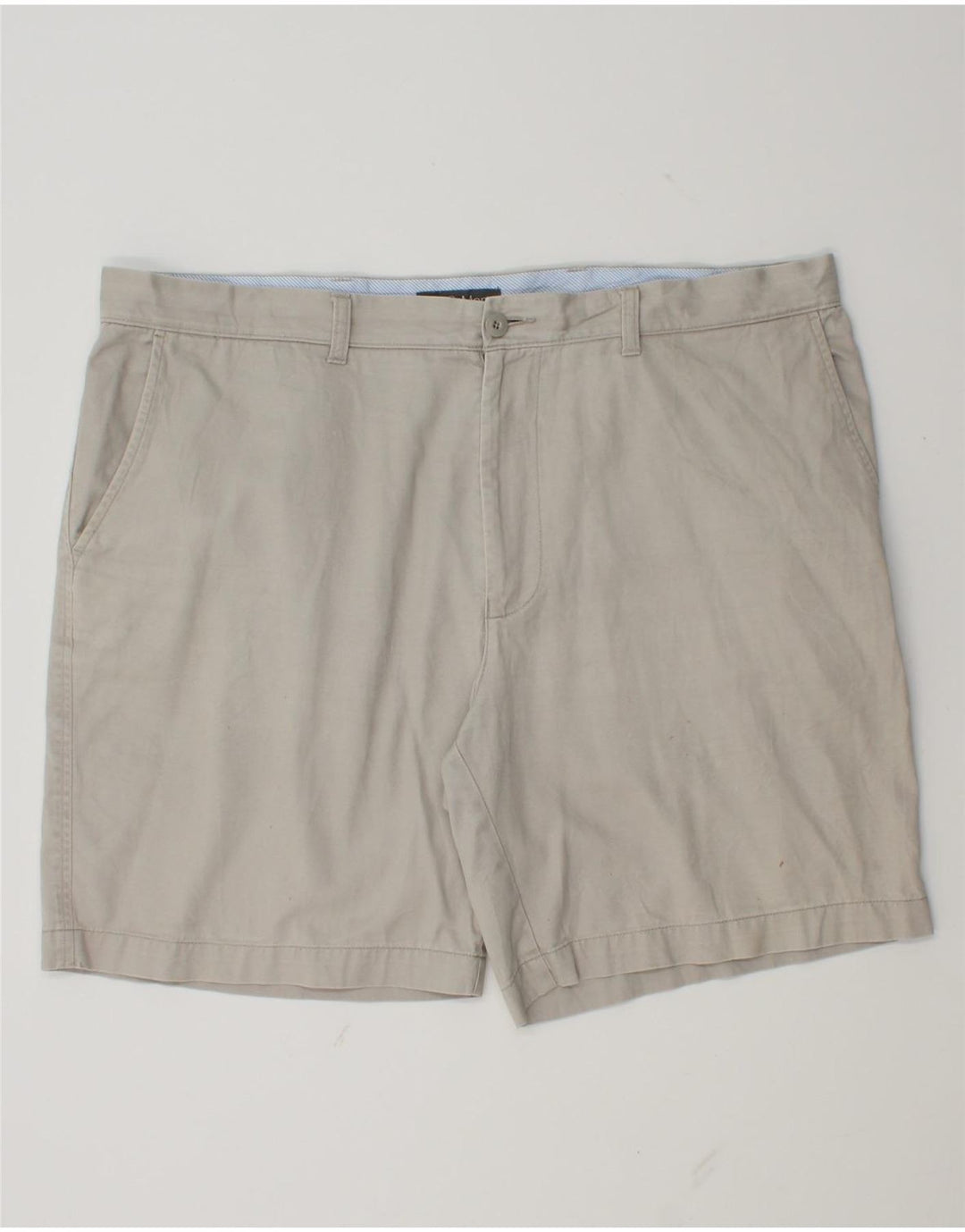 Shorts chino masculino Marks & Spencer W42 2XL algodão cinza