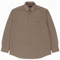 Camisa masculina James Pringle XL poliéster risca de giz cinza