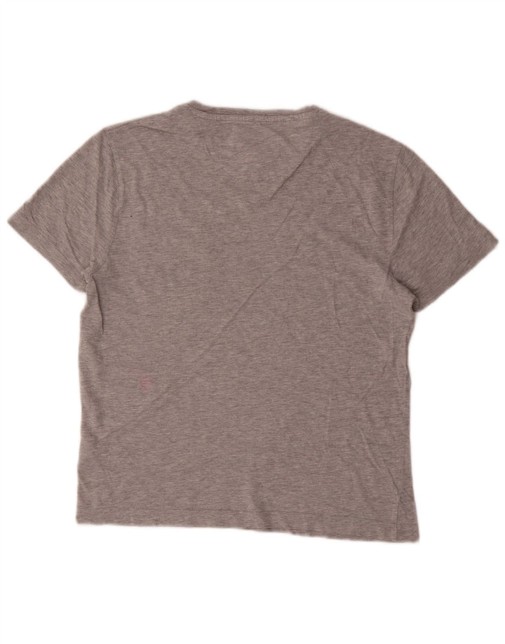 Camiseta masculina Penguin Top pequeno algodão cinza