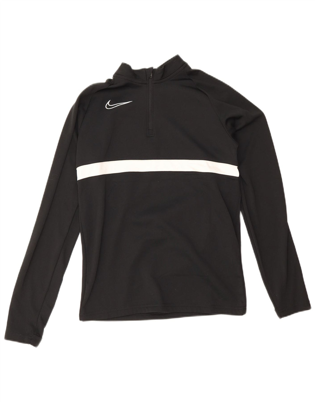 Top de treino Nike Boys Dri Fit pulôver 12-13 anos grande preto
