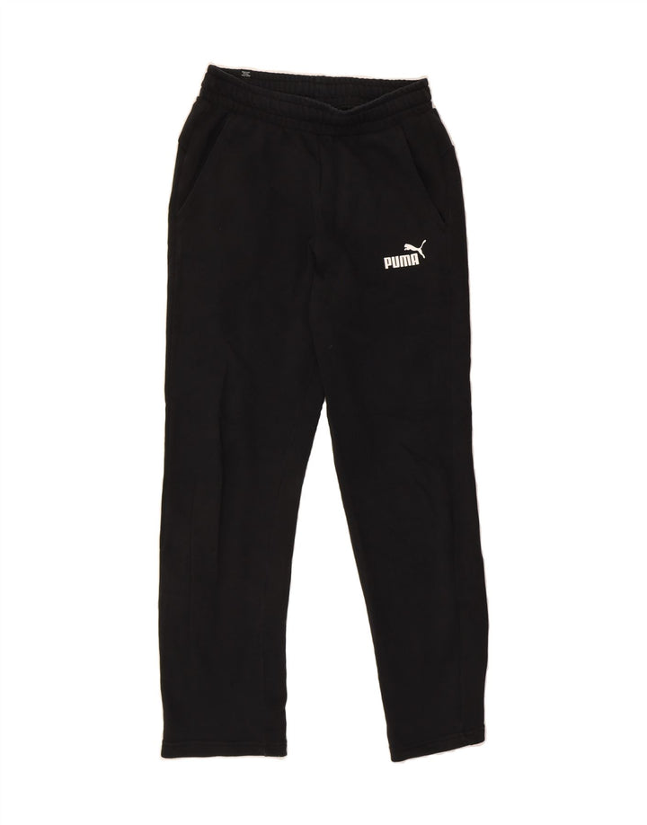 PUMA Mens Tracksuit Trousers Small  Black Cotton Vintage Puma and Second-Hand Puma from Messina Hembry 