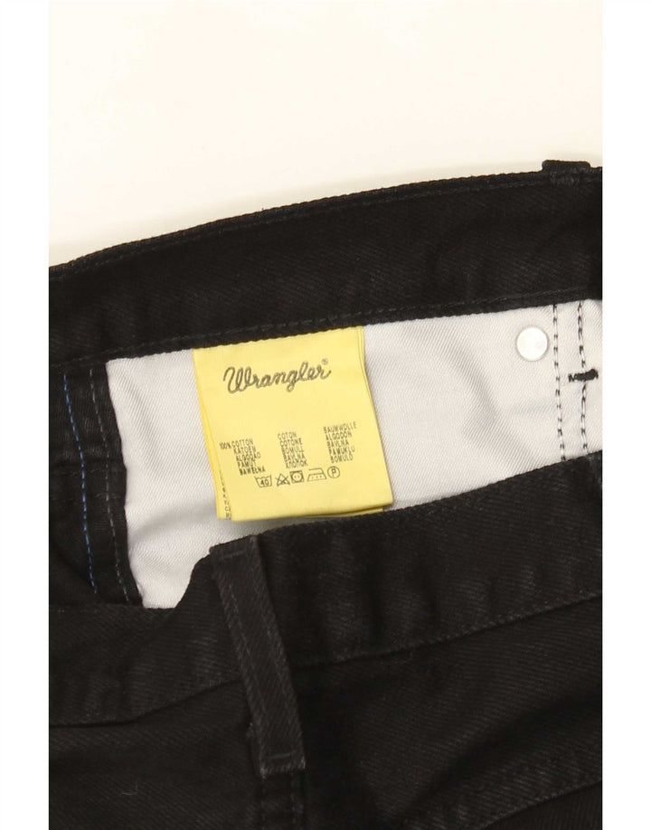 Wrangler Masculino Regular Straight Jeans W38 L32 Algodão Preto