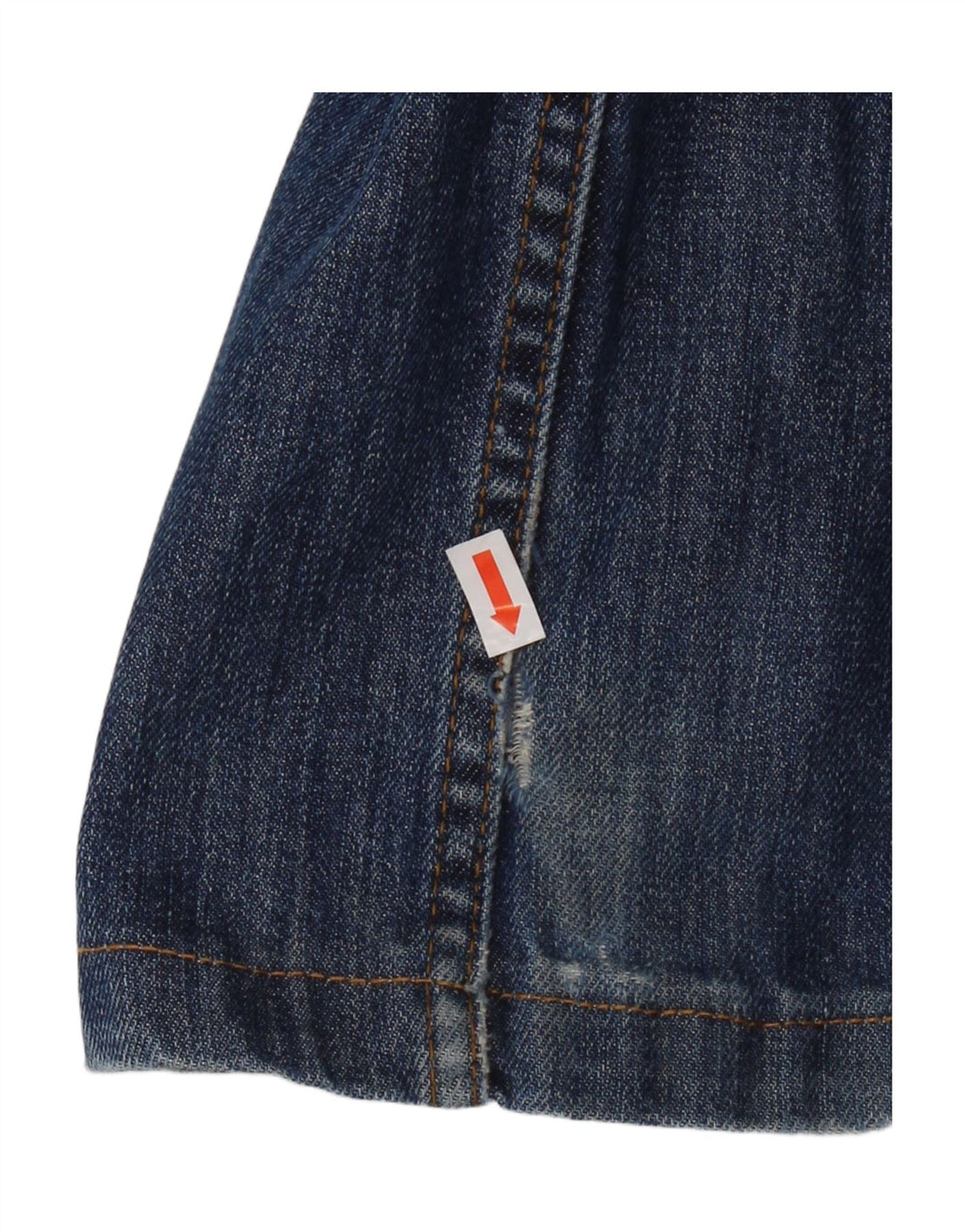 Calça jeans reta masculina Massimo Dutti desgastada UE 42 grande W32 L29 azul