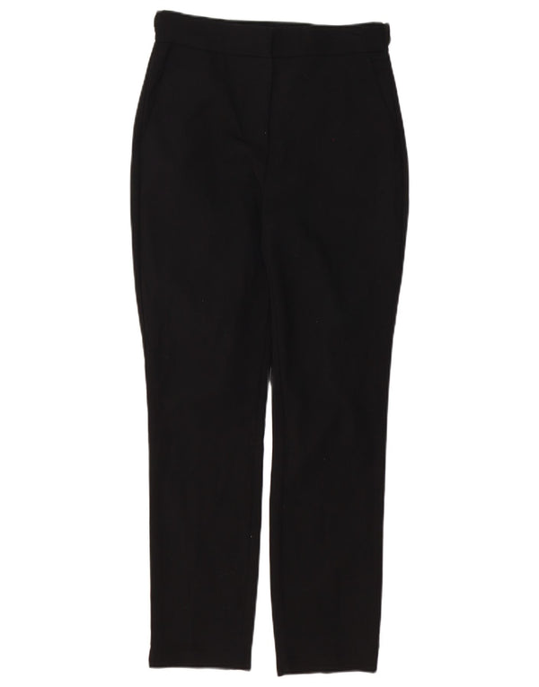 Zara Calça Chino Feminina Slim Pequena W26 L27 Preta