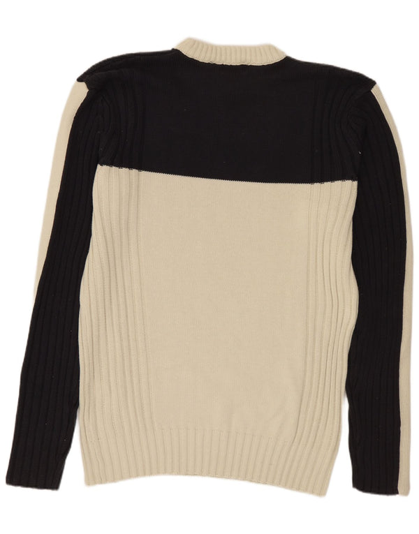 Suéter masculino PORT LOUIS com gola redonda IT 56 XL azul marinho colorblock