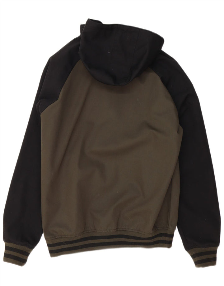 Jaqueta bomber masculina Iriedaily UK 38 poliéster colorblock cáqui médio