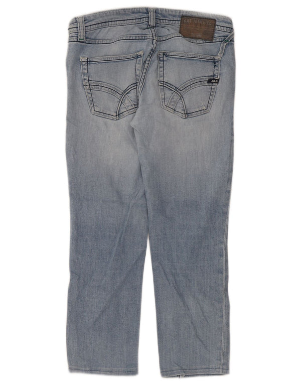 Gas Womens Tapered Jeans W29 L24 Azul Algodão