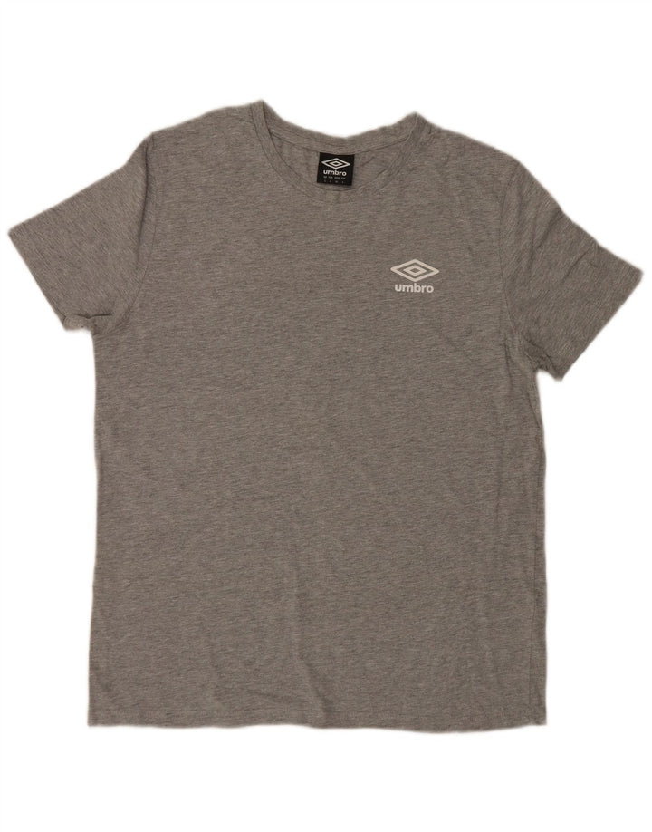 Umbro Camiseta Masculina Top Grande Algodão Cinza