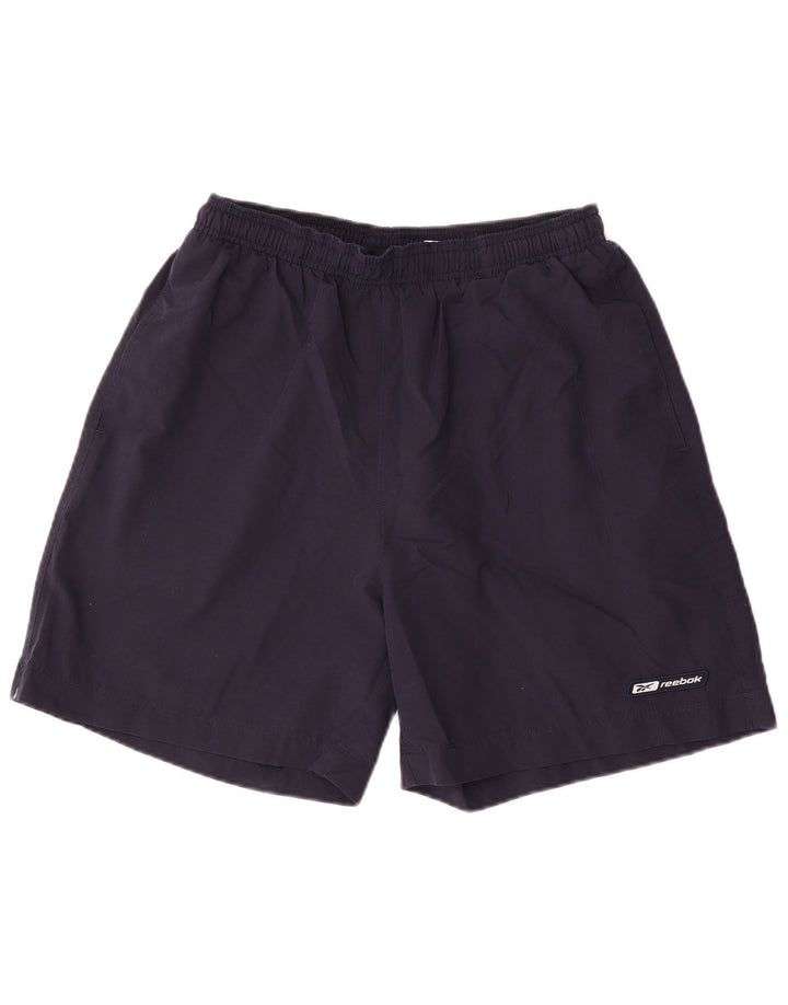 Shorts esportivos masculinos REEBOK médio azul marinho