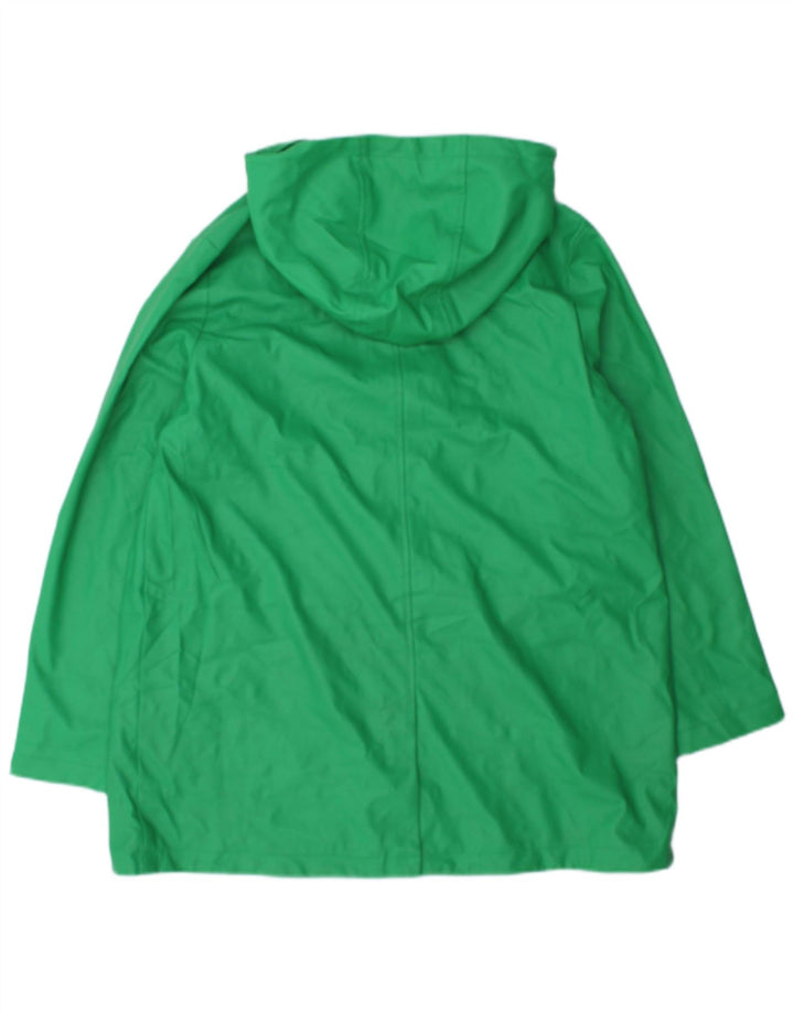 Jaqueta de chuva com capuz para meninas Zara 13-14 anos polietileno verde