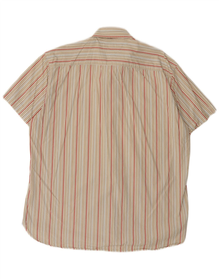 Camisa masculina de manga curta Tommy Hilfiger XL listrada multicolorida