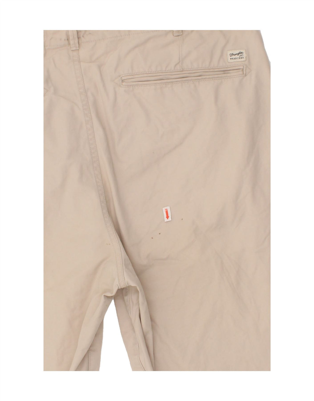 WRANGLER Mens Chino Shorts W38 XL  Beige Cotton Vintage Wrangler and Second-Hand Wrangler from Messina Hembry 