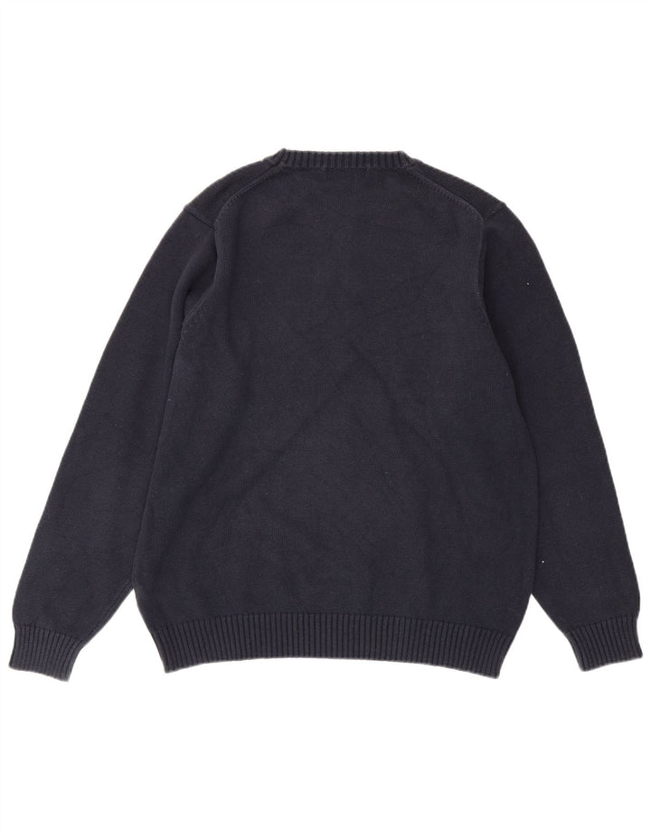 Suéter masculino MARKS & SPENCER com gola redonda Reino Unido 38/40 médio azul marinho