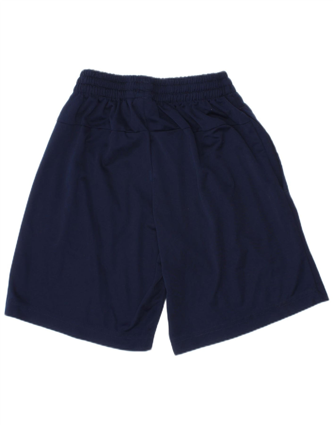 Shorts esportivos gráficos Adidas Boys Climalite 5-6 anos azul marinho poliéster
