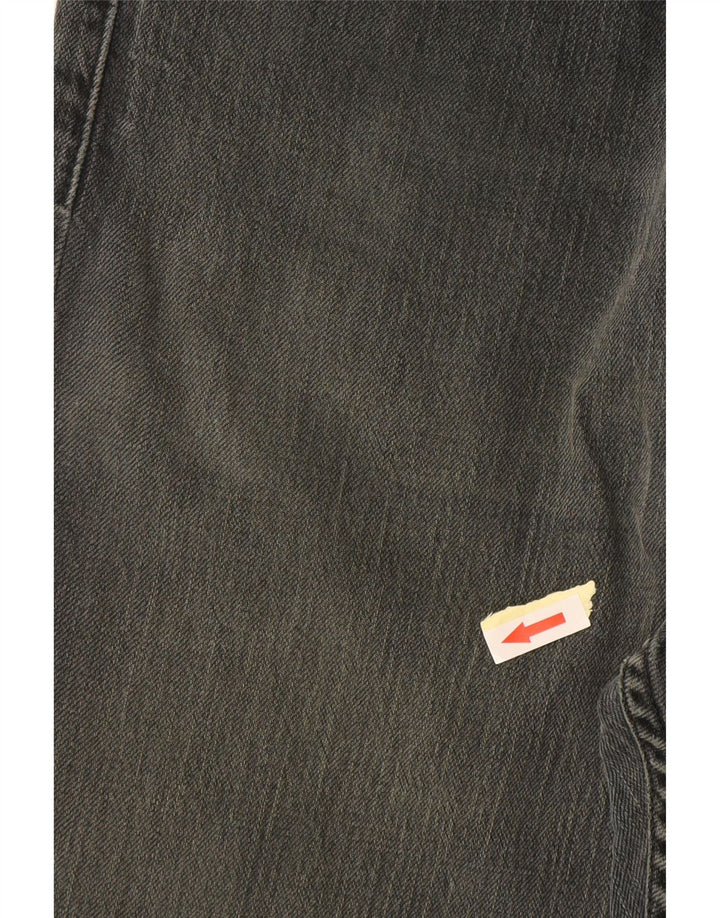 Jeans retos femininos Levi's W31 L29 algodão cinza