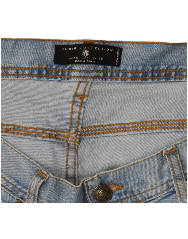Zara Mens Slim Jeans EU 46 XL W36 L32 Azul