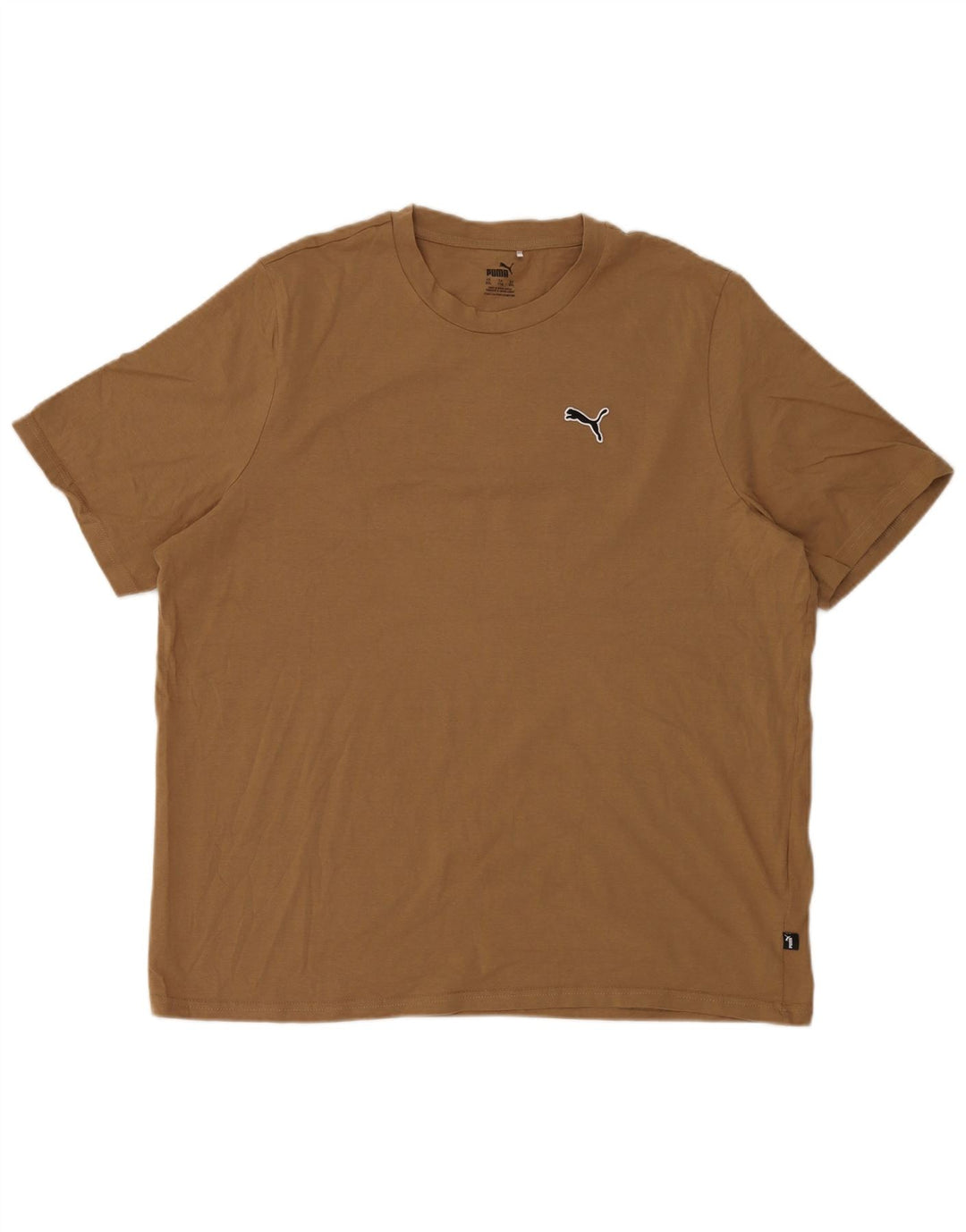 Camiseta masculina Puma Top 2XL algodão bege
