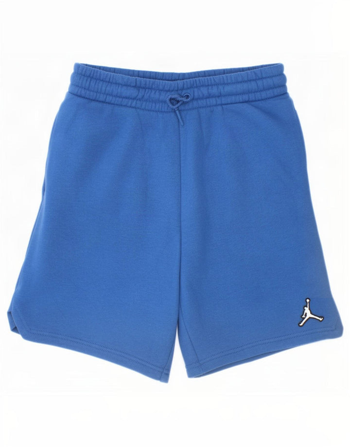 Shorts esportivos Jordan Boys 12-13 anos grandes azuis