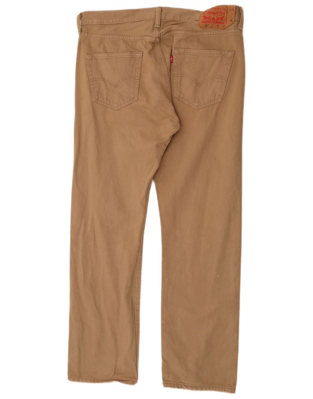 Calça Jeans Levis Masculina 501 Stretch Straight W34 L30 Marrom Algodão