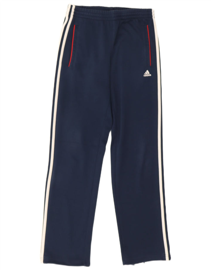 Adidas Mens Full Tracksuit UK 36/38 Pequeno Azul Marinho Colorblock Poliéster