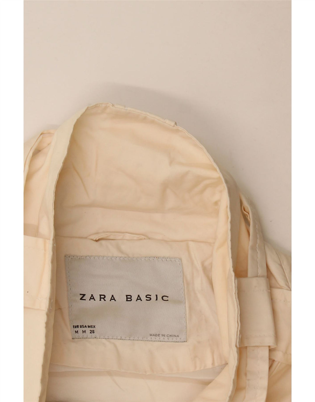 Jaqueta feminina Zara UK 14 médio off white