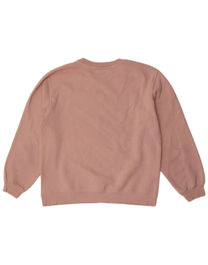 Zara moletom feminino jumper UK 16 grande rosa