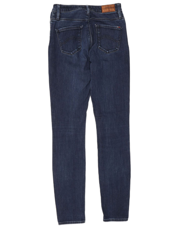 Jeans skinny feminino Tommy Hilfiger W28 L32 algodão azul marinho