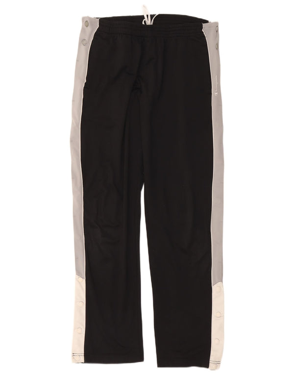 Champion Mens Tracksuit Trousers Medium  Black Colourblock