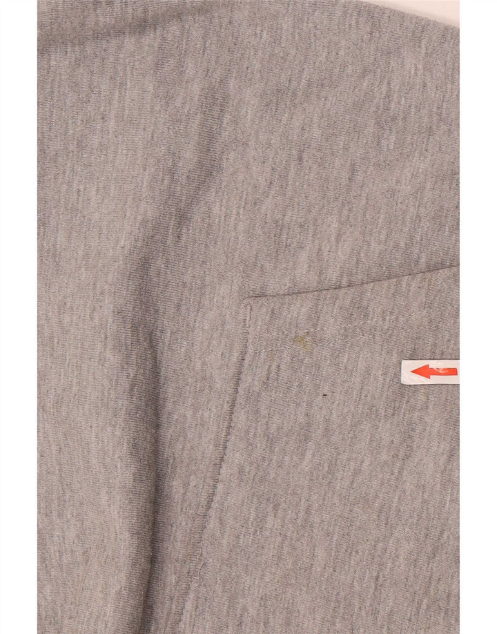 Zara Mens Hoodie Jumper Médio Cinza Poliéster