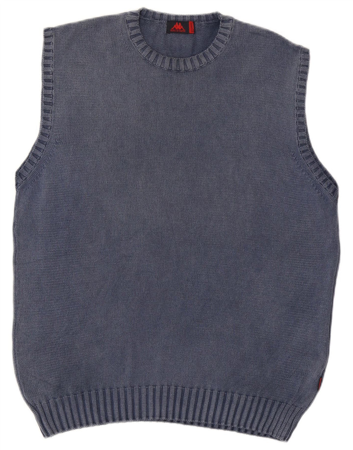 Regata masculina Kappa com colete XL de algodão azul