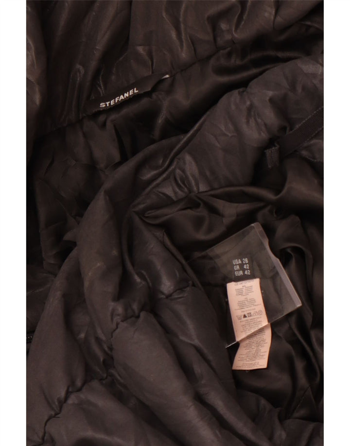 Casaco acolchoado feminino Stefanel IT 42 poliéster preto médio