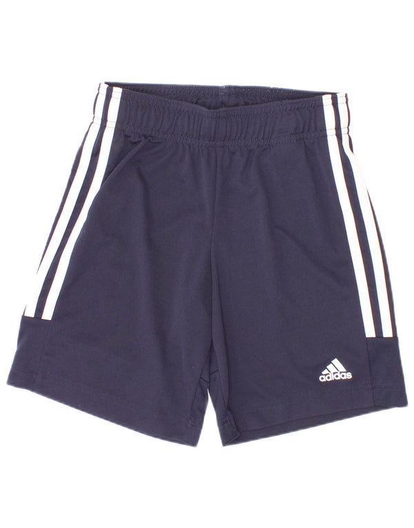 Calções desportivos Adidas Boys Aeroready 7-8 anos azul marinho poliéster