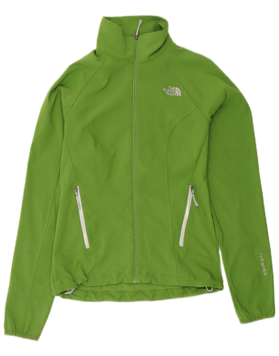 Jaqueta de treino feminina The North Face UK 10 poliéster verde pequeno